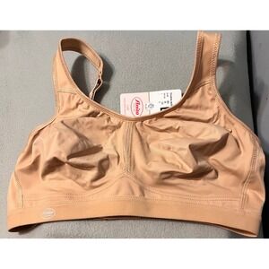 Anita Care Vivana Active 5300X Post Mastectomy Sports Bra Beige 38B NEW